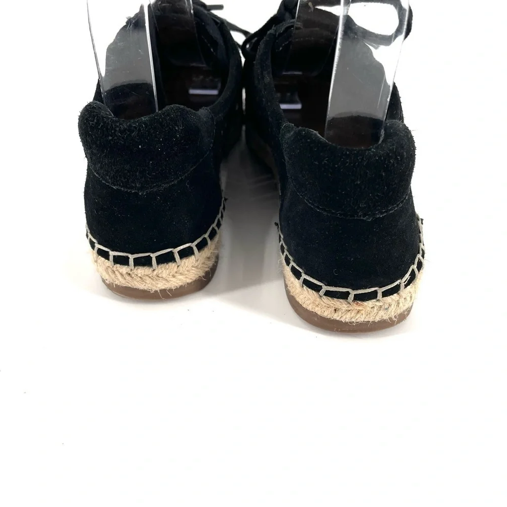 Marc Fisher LTD Mandal Espadrille Sneaker Black Suede Shoe